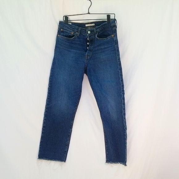 Levi's Other - Post 2018 Vintage Big E Levi's button fly Wedgie Straight 31 blue denim